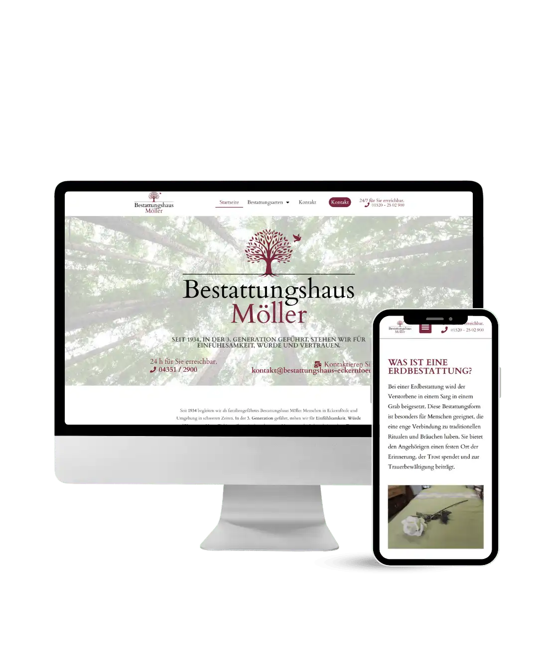 Referenz - bestattungshaus-eckernfoerde.de